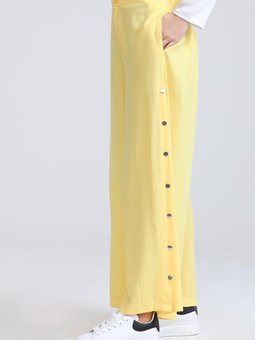 Sarı Cepli Bol Paça Pantolon