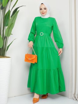 Benetton Yeşil Elvan Elbise