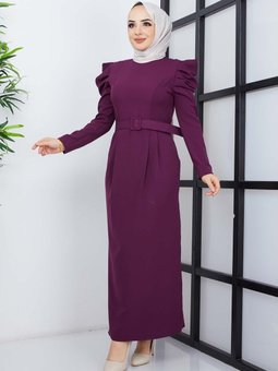 Mor Derya Elbise