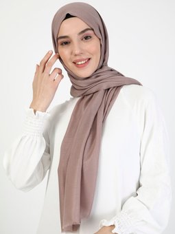 Clara Dokulu Vizon Şal