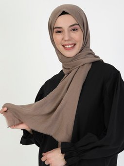 Jazz Soft Vizon Şal