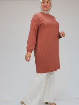 Somon Büyük Beden Basic Penye Tunik