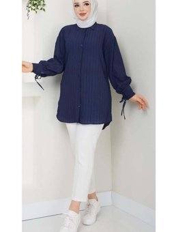 İndigo Kenidinden Çizgili Tunik