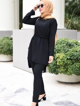 Tunik & Pantolon İkili Takım Siyah