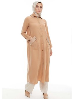 Camel Metal Çıtçıtlı İnce Kap 2423294