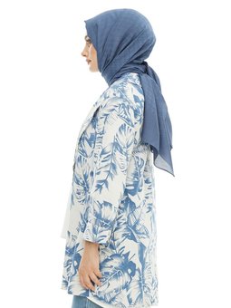 İndigo Erkek Yaka Cepli Rahat Kesim Ceket 2427013