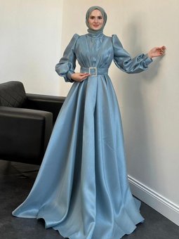 Prenses Abiye Elbise Mint