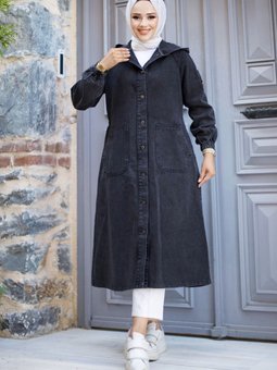 Kolları Çakımlı Kot Kap Tsd230643 Antrasit