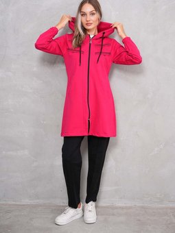 Fuşya Taşlı Eşofman Takım