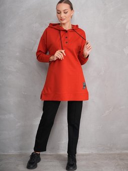 Taba Sweat Tunik Pantolon İkili Spor Takım