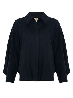 Kolları Bol Kesim Keten Ceket