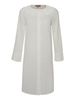 Yaka Ve Manşeti Pilise Garnili Tunik