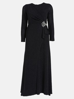 Büyük Beden Siyah Abiye Elbise