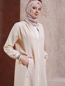 Fermuarlı Tesettür Giy Çık 44532