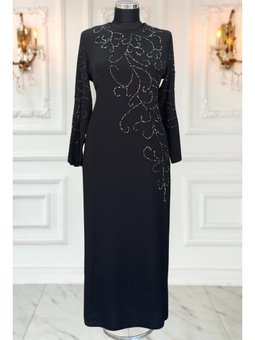 Cansu Abiye Elbise Siyah