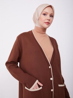 Hırka 23kd2809 Kahverengi