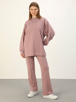 Rahat Kesim Eşofman Takımı Derin Pembe
