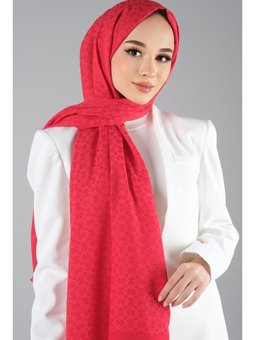 Kırmızı Mina Şal