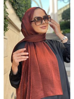 Oranj Işıltı Şal