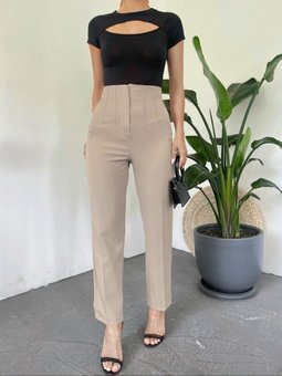 Zra Pileli Havuç Pantolon