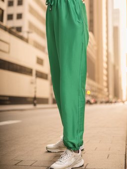 Çağla Yeşili Cepli Jogger Pantolon