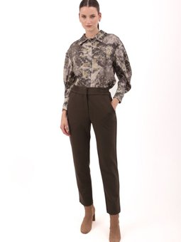 Yanları Lastikli Pantolon