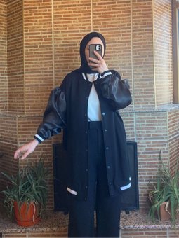 Soul By Loreen Fashion Marka Siyah Balon Kol Sweat/hırka