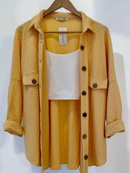 Dokulu Ütü İstemeyen Oversize Gömlek Bb Dk90x01