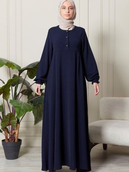 Mevlana Etek Aerobin Kumaş Giyim Anne Namaz Geniş Kalıp Elbisesi