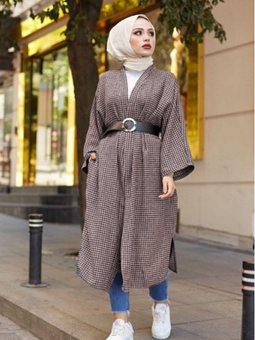 Kemerli Kap Kimono 10025