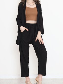 Kimono Takım Siyah