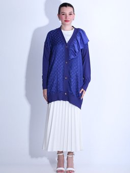 Kazayağı Desenli Hırka