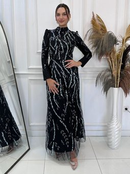 Mavi Julia Abiye Elbise