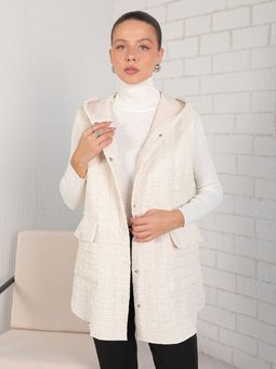 Ekru Kapitone Yelek 32 2221