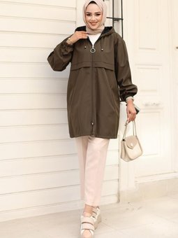 Haki Aller Detaylı Bondit Kap