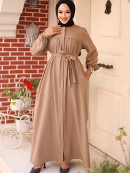 Vizon Büzgü Detaylı Ferace