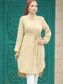 Kemerli Camel Tunik 21095c