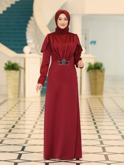 Alisa Bordo Abiye Elbise