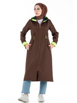 Neon Kahverengi Trençkot