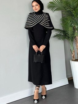 Sonay Abiye Elbise Siyah