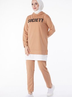 Düz Orta Taba Tunık Pantolon 3553