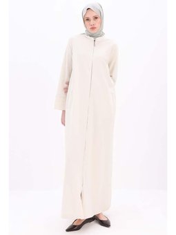 Pamuklu Fisto Detaylı Ferace Taş