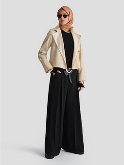 Pileli Pantolon Etek 24k2715