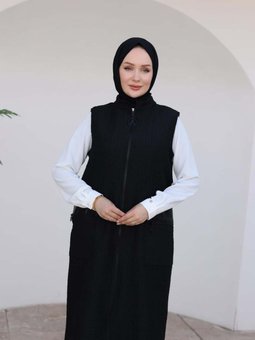 Armine Trend Yeni Sezon 2024 2025 Kış Fermuarlı Cepli Yelek