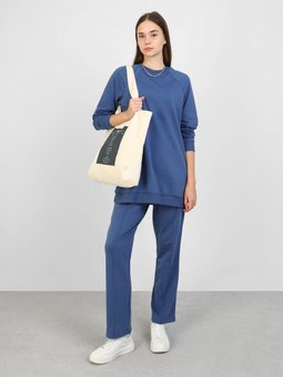 Basic İkili Eşofman Takımı Açık Lacivert