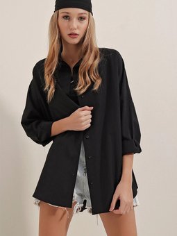 Oversize Gömleği Rahat Kalıp