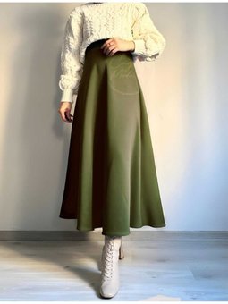 Puf Scuba Kloş Etek