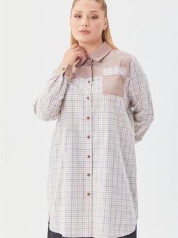 Garnili Kareli Bej Tunik