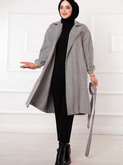 Balıksırtı Desenli Kaban