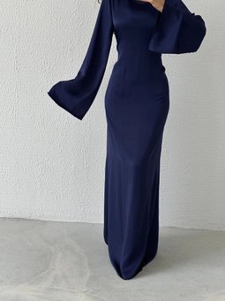 Arkadan İpli Abiye Elbise